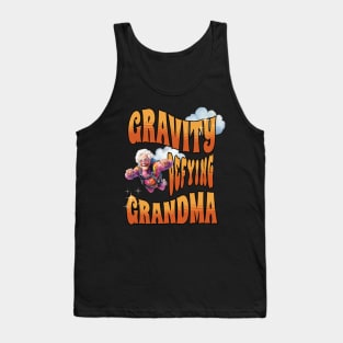 Gravity Defying Grandma, Extreme Sports Tank Top